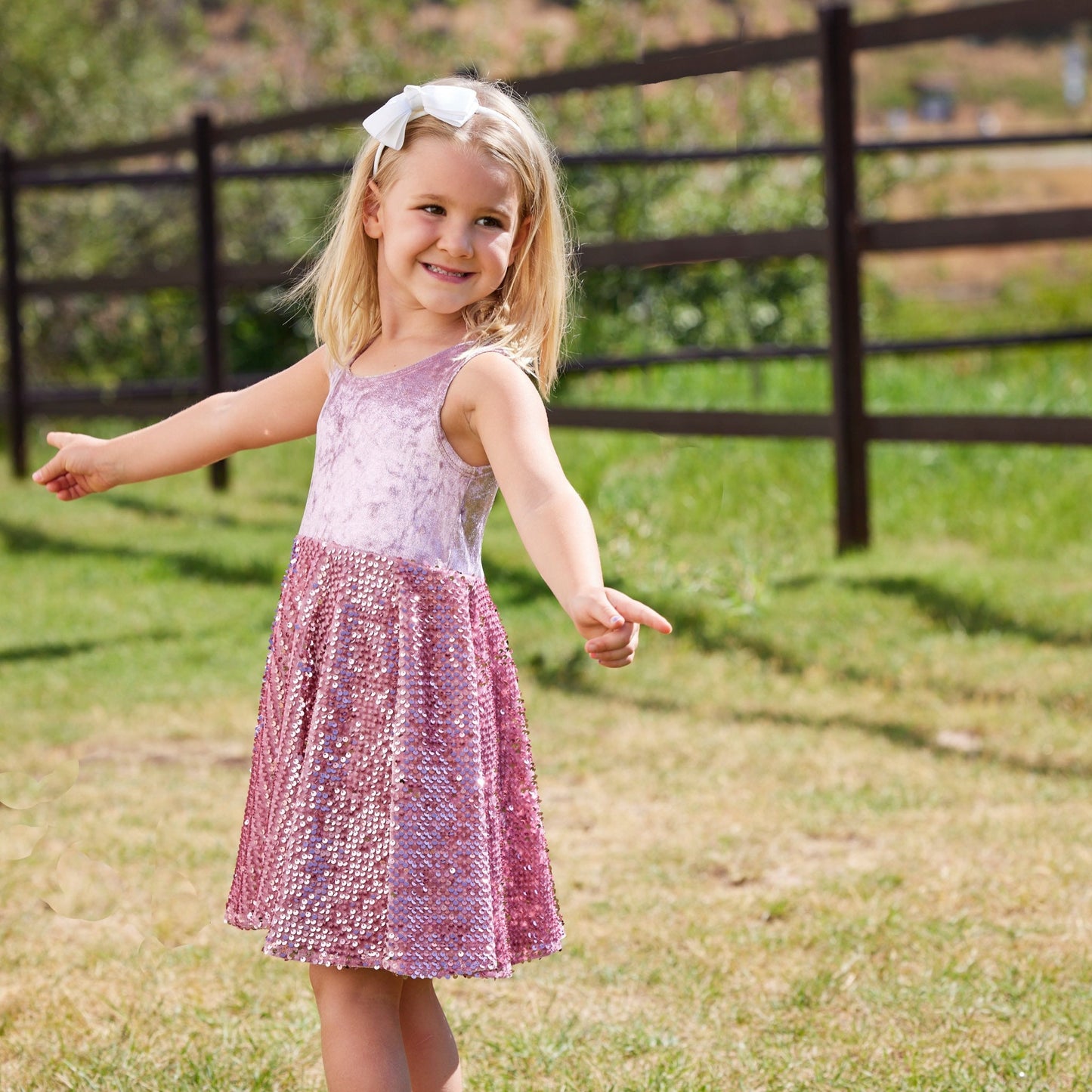 Sequin Twirl Dresses