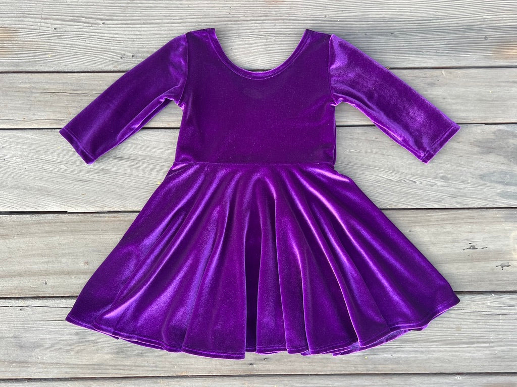 Girls Velvet Dresses