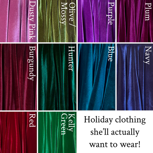 Girls Velvet Holiday Collection