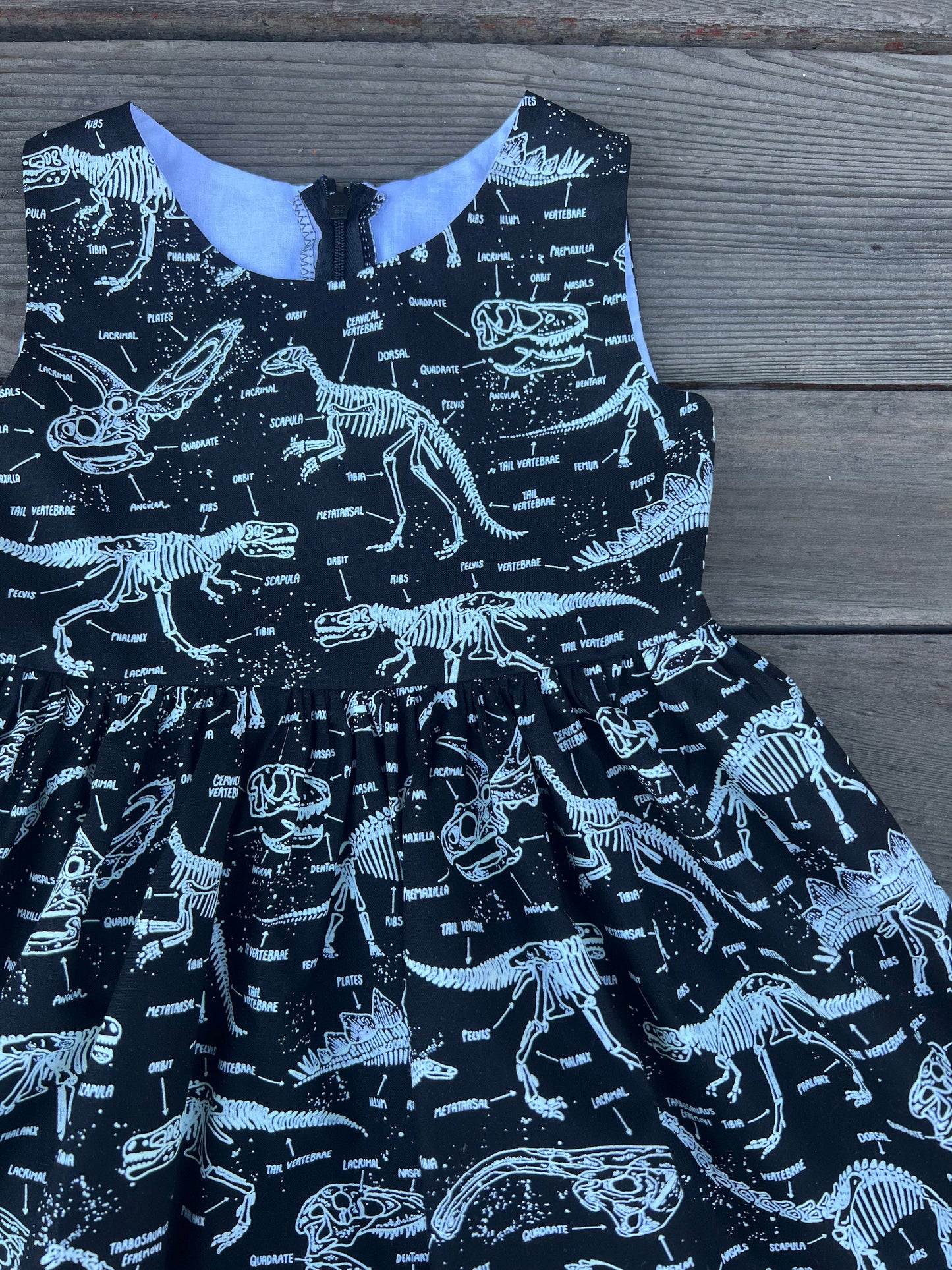 Glow in the Dark Girls Dinosaur Dress