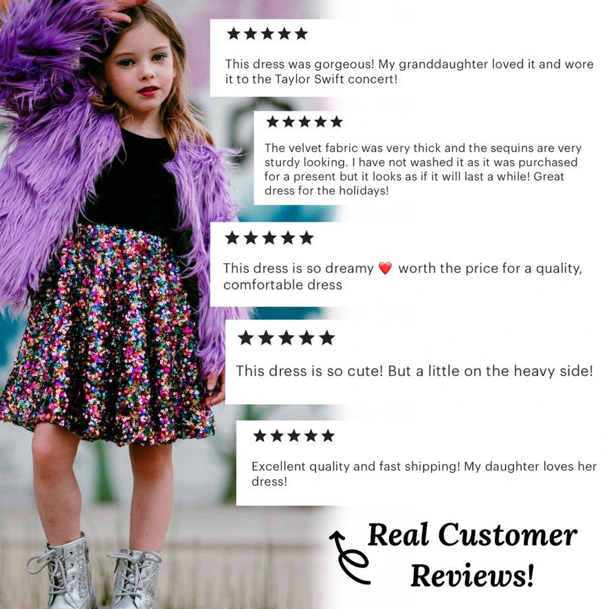 Sequin Twirl Dresses