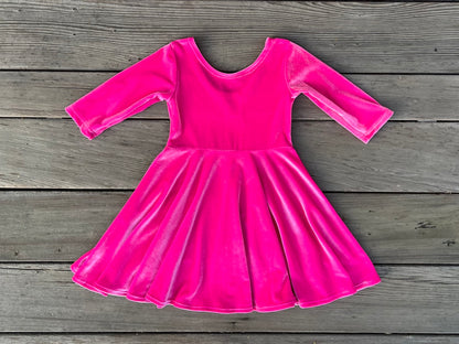 Girls Velvet Dresses