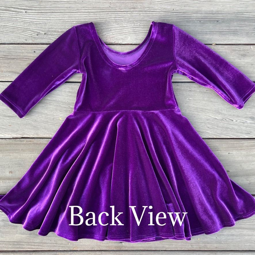 Velvet Twirly Dresses - Fall