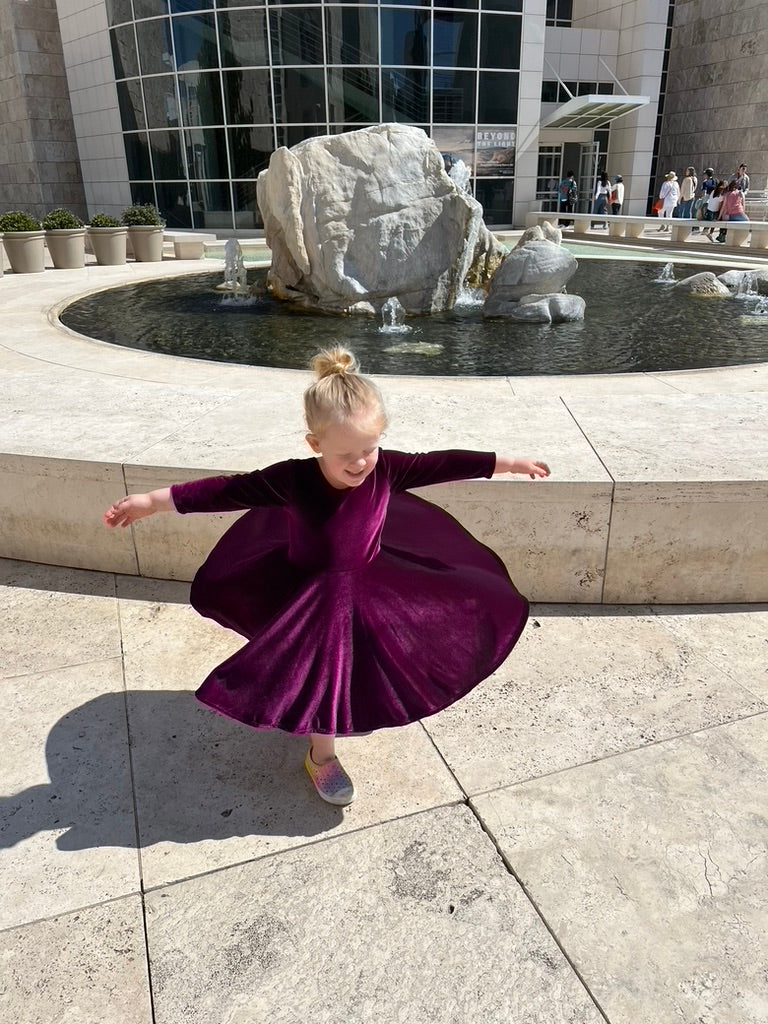 Velvet Twirly Dresses - Fall