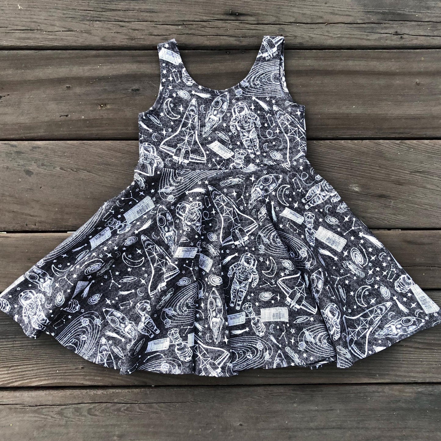 Glow in the Dark Girls Twirly Dress