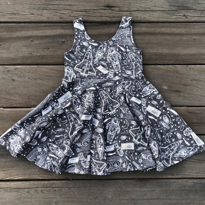 Glow in the Dark Girls Twirly Dress