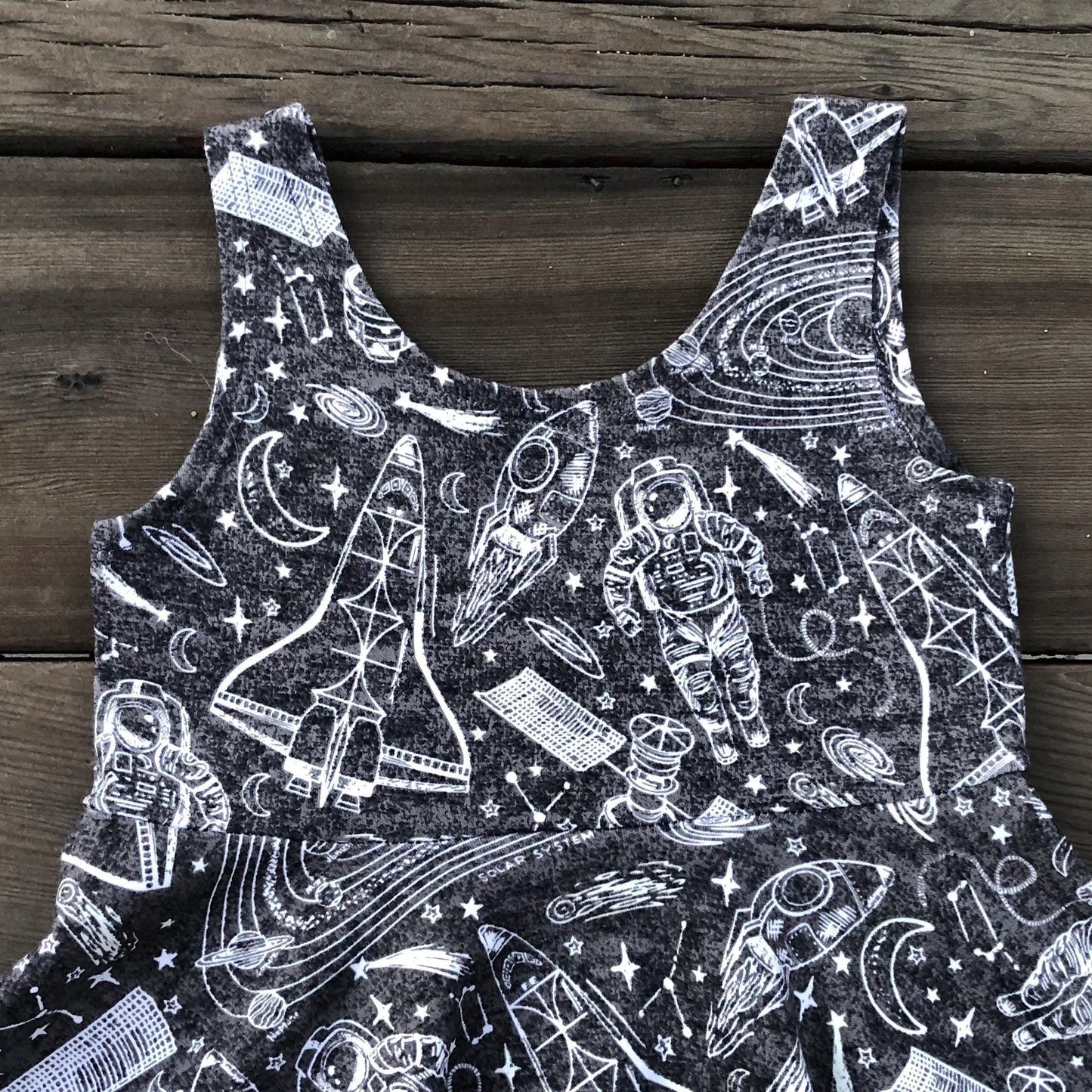 Glow in the Dark Girls Twirly Dress