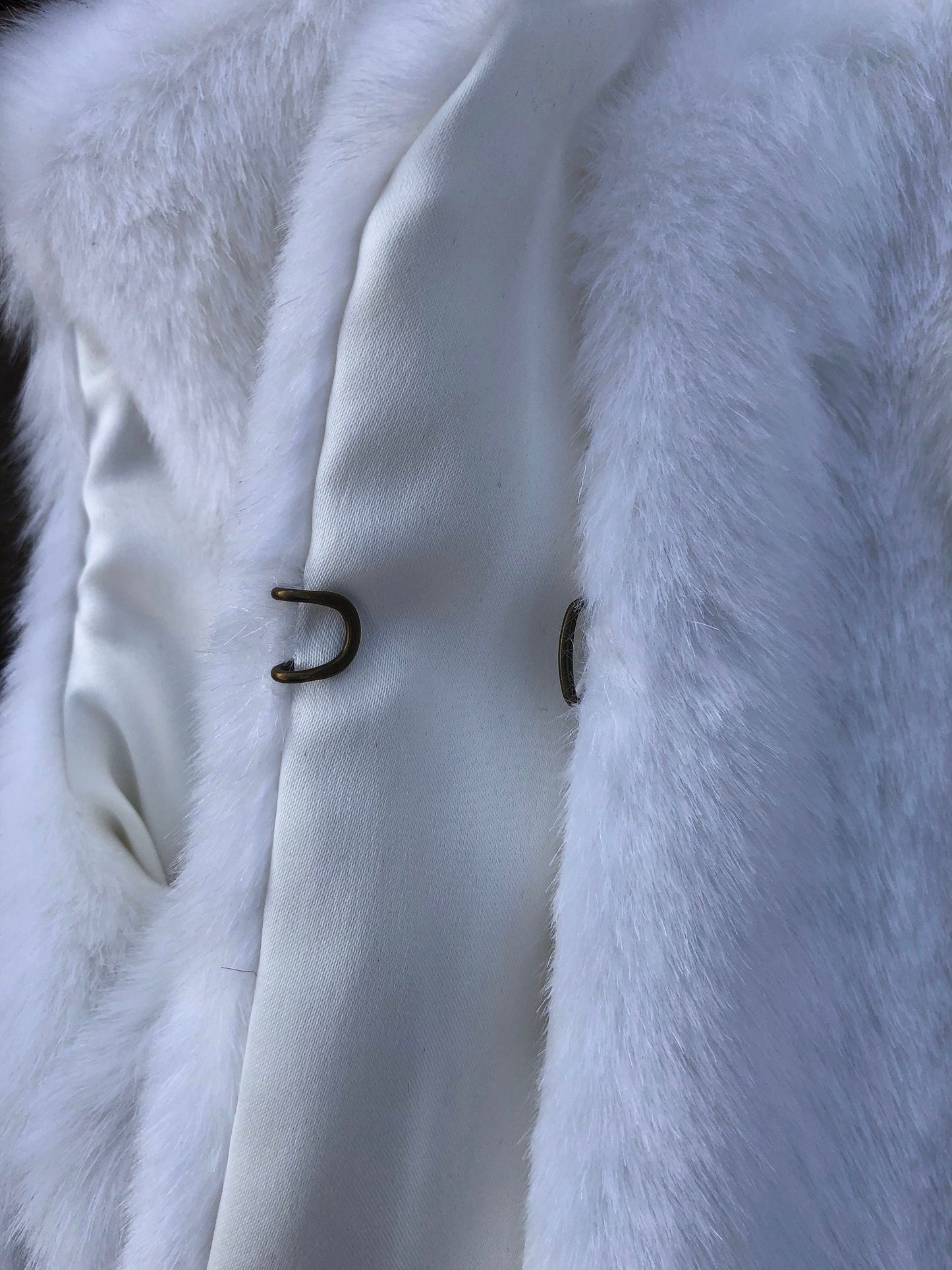 White Mink Faux Fur Vest