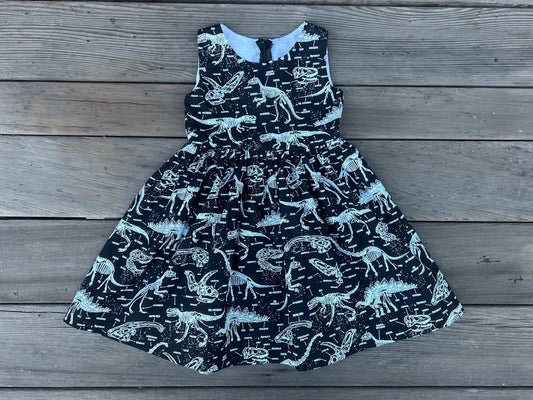 Glow in the Dark Girls Dinosaur Dress
