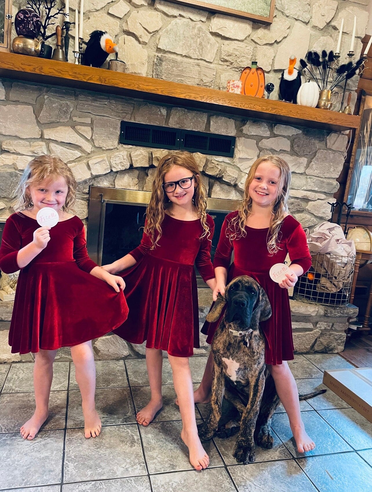 Girls Velvet Holiday Collection Fi and Me Girls Velvet Holiday Collection Fi and Me