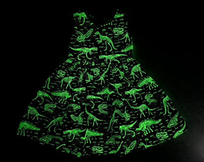 Glow in the Dark Girls Dinosaur Dress