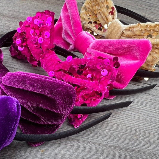 Matching Bow Headbands