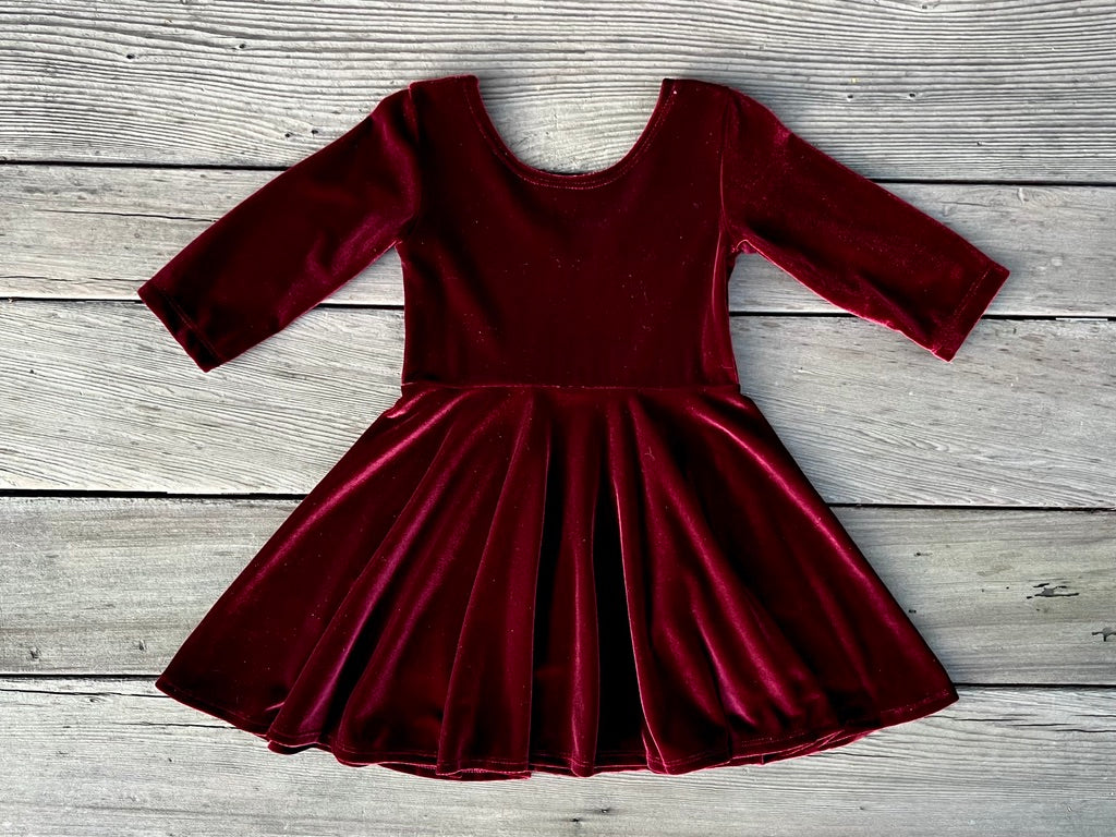 Velvet Twirly Dresses - Fall