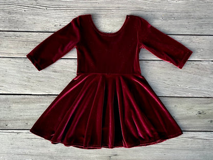 Velvet Twirly Dresses - Fall