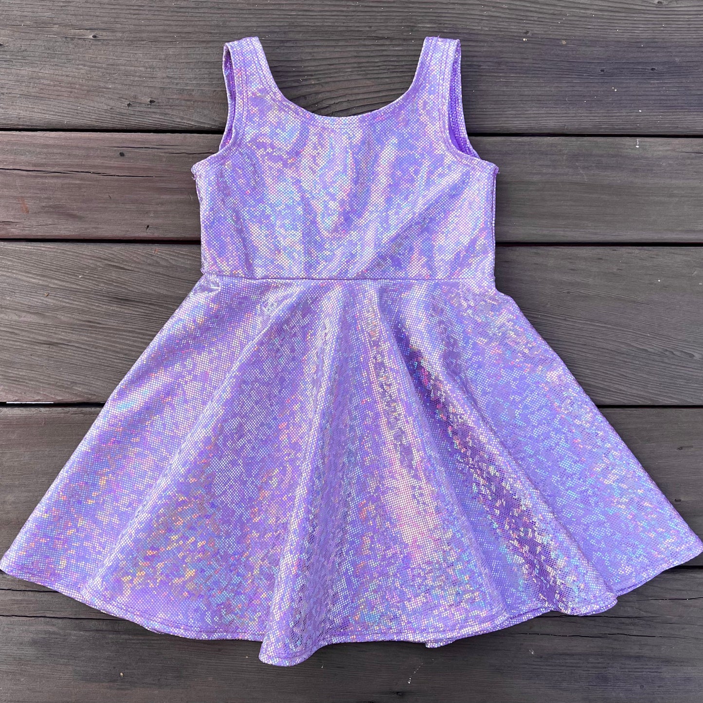 Shimmer Twirly Dresses - Solid Color Collection