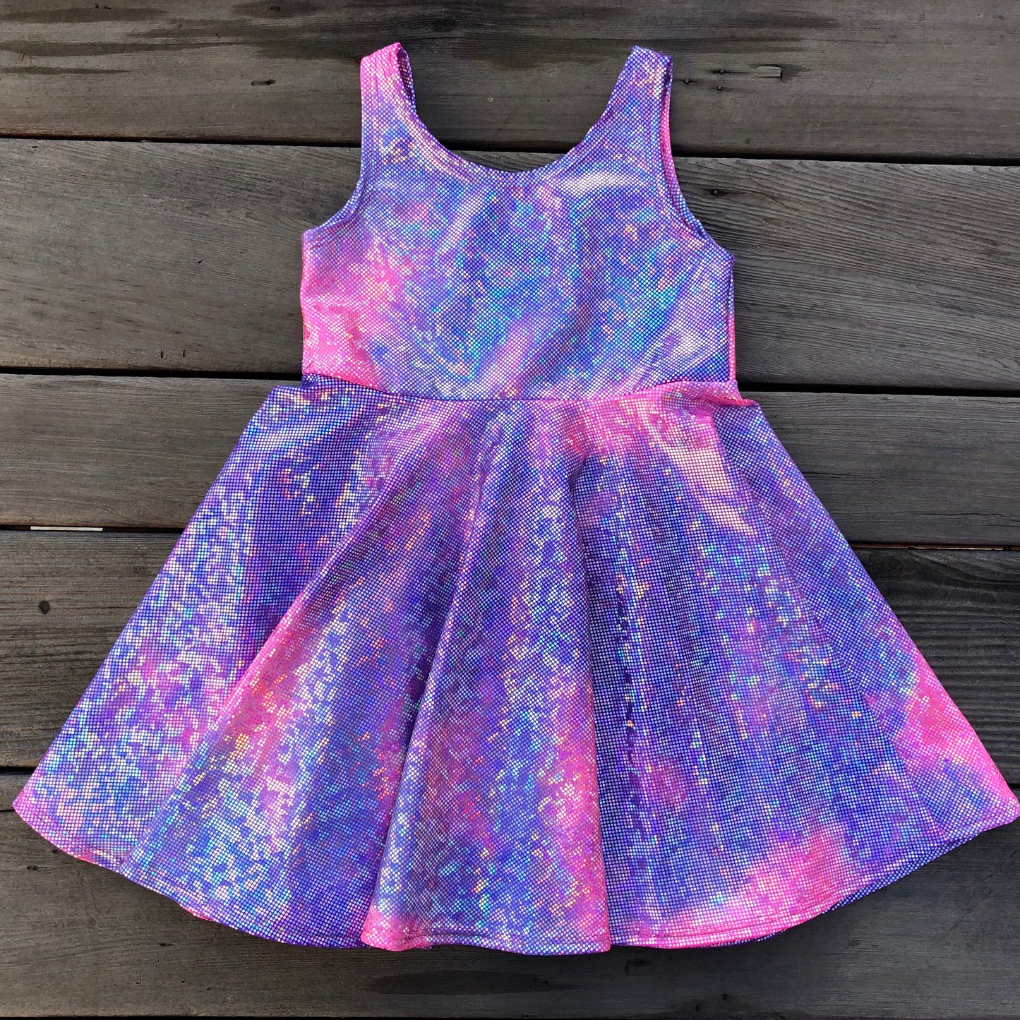Shimmer Twirly Dresses - Multicolor