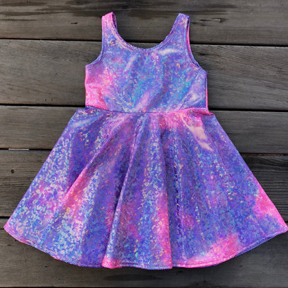 Shimmer Twirly Dresses - Multicolor
