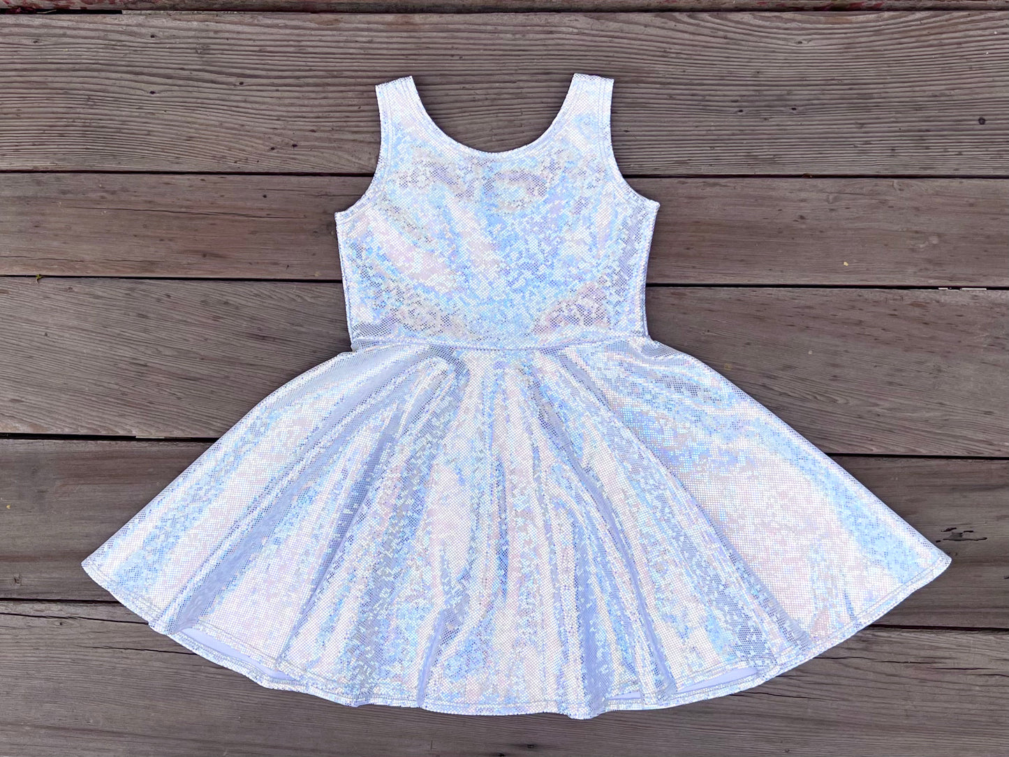 Shimmer Twirly Dresses - Solid Color Collection