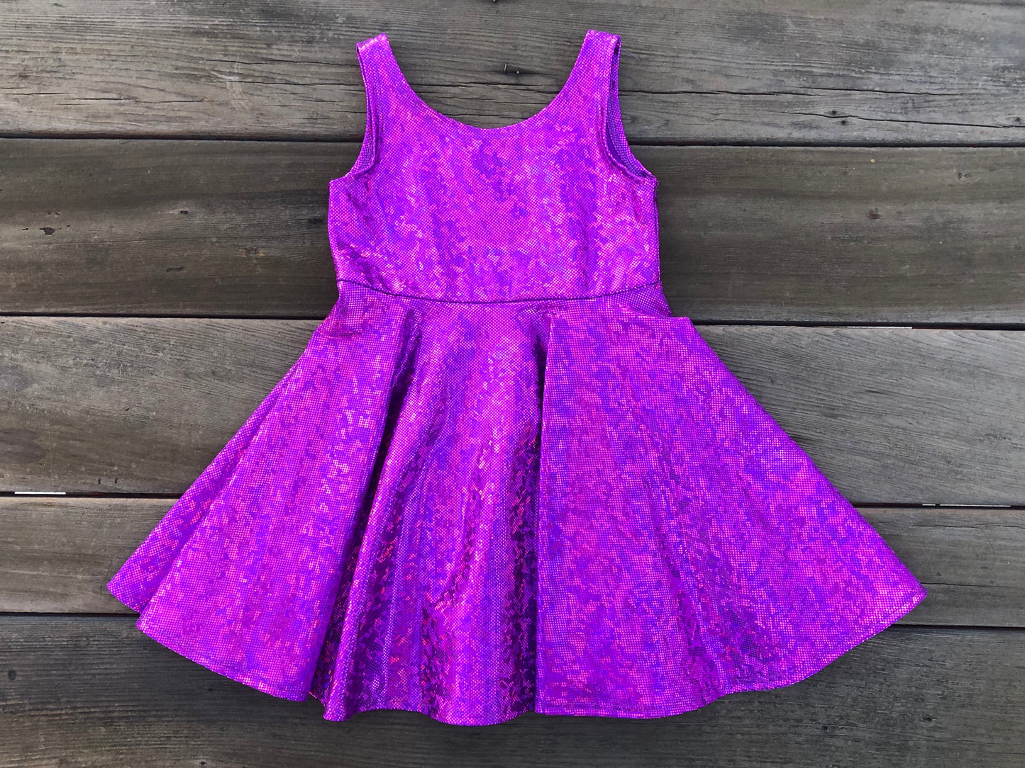 Shimmer Twirly Dresses - Solid Color Collection