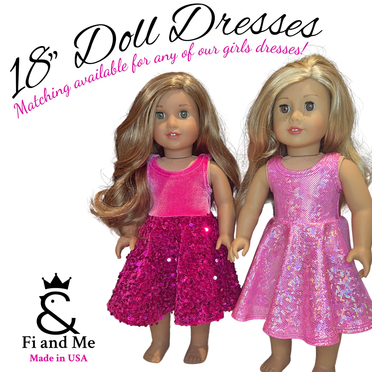 Pastel Sequin Twirly Dresses