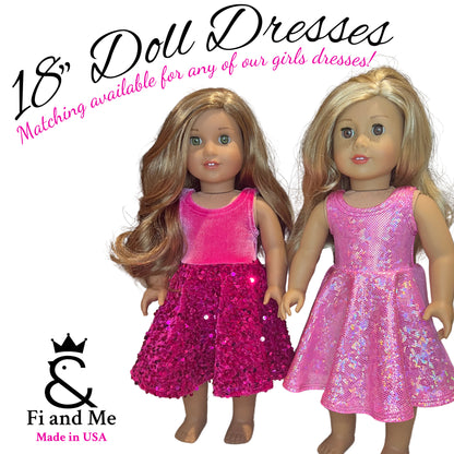 Pastel Sequin Twirly Dresses