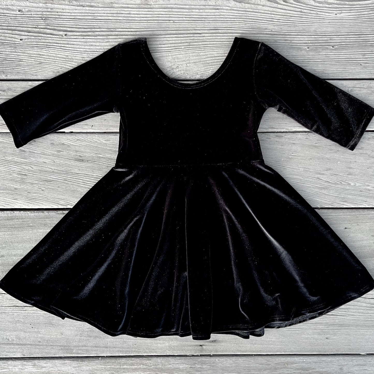 Black Velvet Dress
