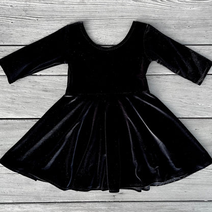 Black Velvet Dress