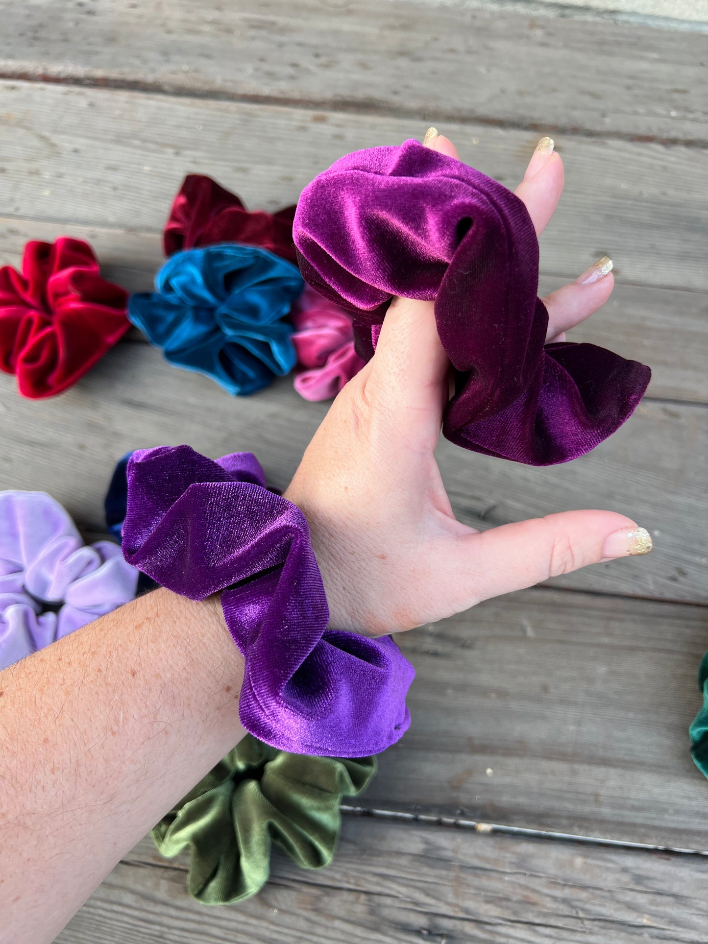 Velvet Scrunchies
