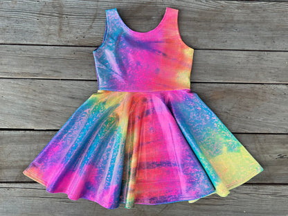 Girls Shimmer Twirly Dresses