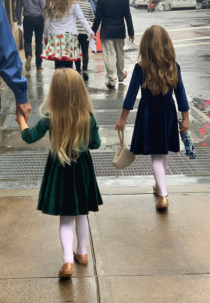 Girls Velvet Dresses