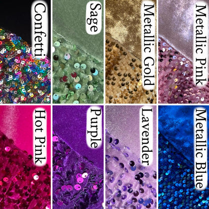 Pastel Sequin Twirly Dresses