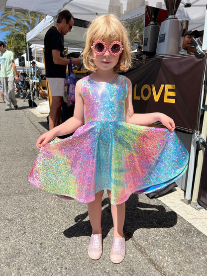 Shimmer Twirly Dresses