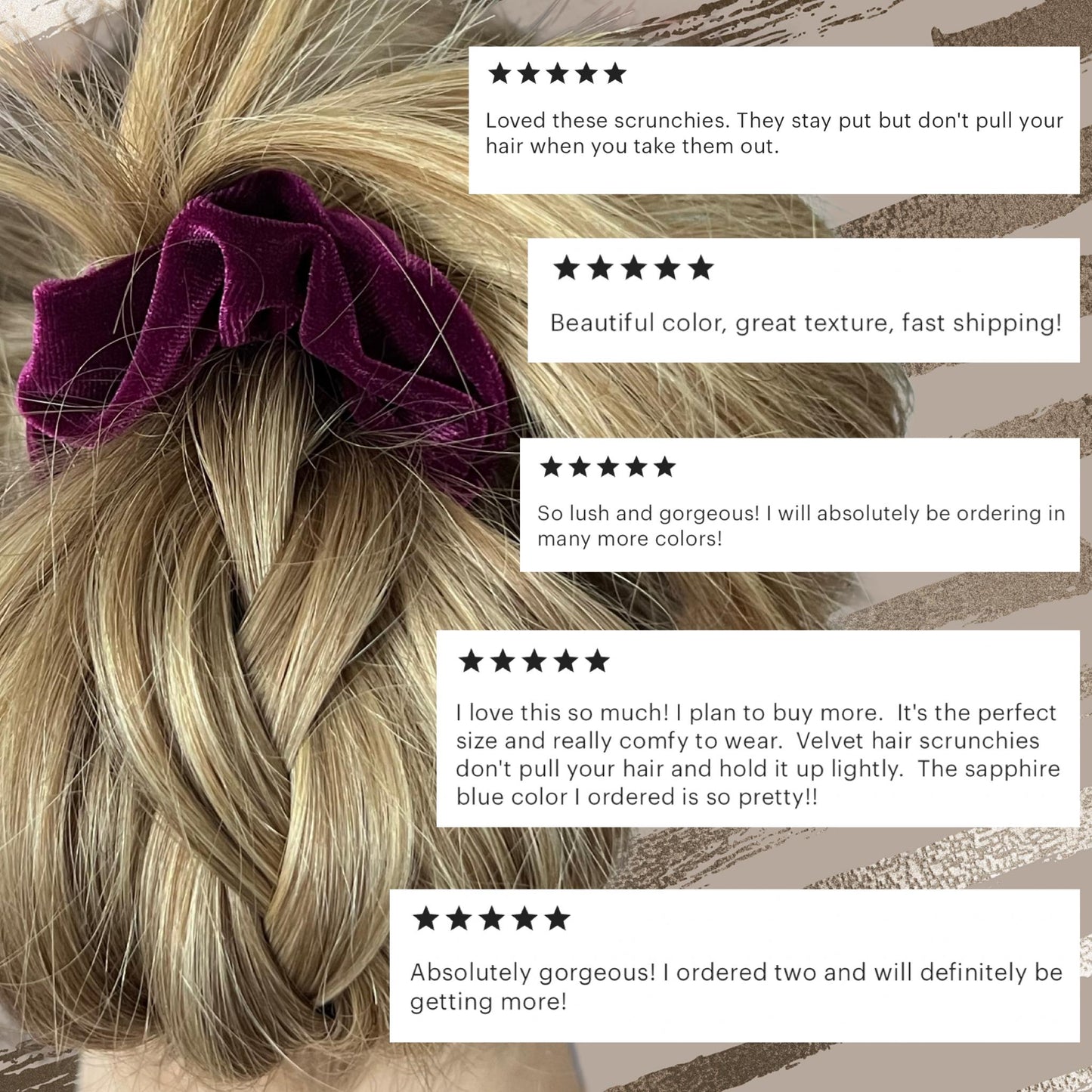 Velvet Scrunchies