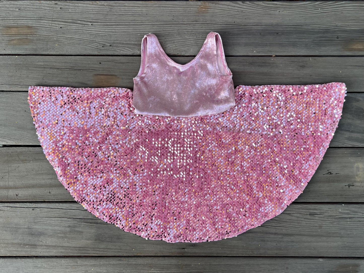 Pastel Sequin Twirly Dresses