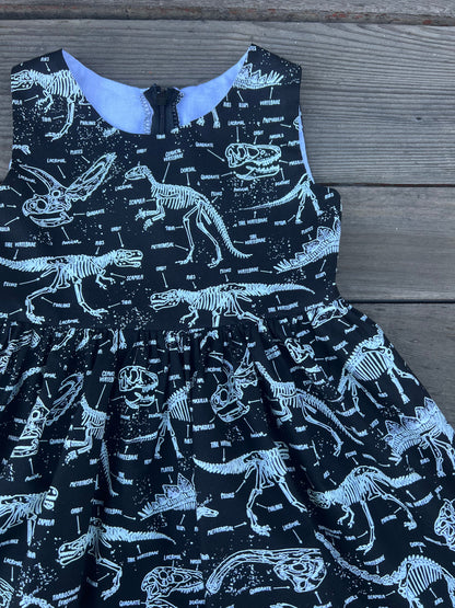 Glow in the Dark Girls Dinosaur Dress