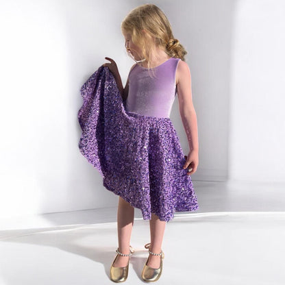 Pastel Sequin Twirly Dresses